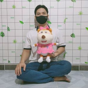 Gấu bông Lucy Wolfoo chất Miniso mềm mịn cao cấp dễ thương cho bé