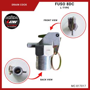 L-Type Mitsubishi Fuso 8DC TRUCK DRAIN COCK MC-817017