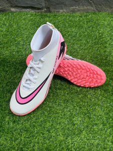 Giày đá bóng cổ cao TheGoal khâu full đế đá trên Sân cỏ nhân tạo TẶNG TÚI RÚT + VỚ