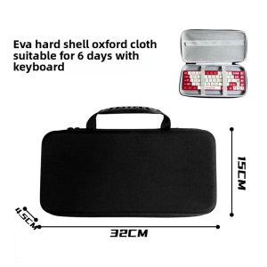 RRYY Keyboard Case EVA เคสกุญแจแป้นพิมพ์ กระเป๋าถือสำหรับใส่คีย์บอร์ด 68key/87key กันกระแทกกันฝุ่นกันน้ำ แบบแข็ง