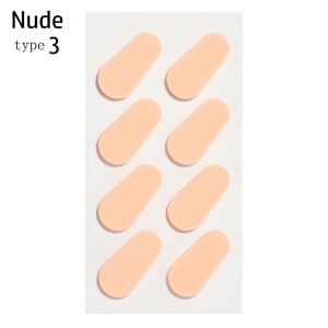 GUNG 4 Pairs 1.5mm Adhesive Skin Color/Black Glasses Holder Eyeglasses Nosepads EVA Nose Pads Non-slip Self-adhesive