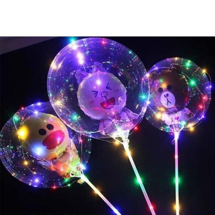 MAINAN ANAK BALON LED PLUS BONEKA KARAKTER VIRAL TERMURAH MAINAN