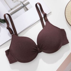 เสื้อชั้นใน ผ้าฝ้ายแท้ ฟองหนา ทรงบิกินี่ เสริมโครงดันทรง ไซส์ 32-40