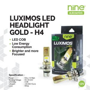 mall inline badgeLUXIMOS Lampu Utama Motor Bebek Matic H4 Gloss Scoopy Vixion AC DC White LG2 GOLD