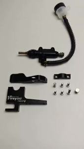 Motorcycle Universal 22mm Clutch Thumb Brake Lever Kit Rear Master Pump Cylinder Handle Brake Modification Parts