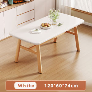 100/120/140cm Dining Table Solid Wooden Table for Restaurant Room Nordic Study Table Office Table