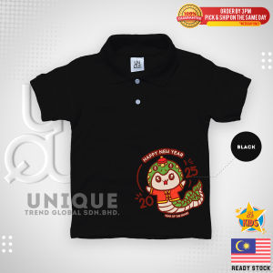 CNY 2025 Kids Polo T-Shirt 3-14 Years The Ultimate Blend of Style and Comfort for Active Kids 04