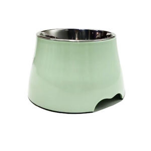 Pet bowl Stainless steel neck guard pet high Angle bowl for cats and dogs drinking water pet bowl