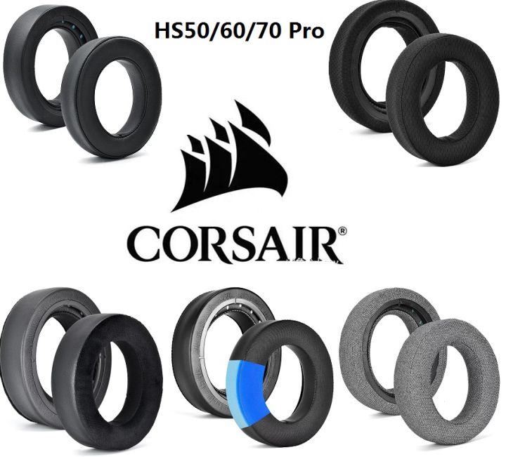 Upgraded High Quality Corsair HS50/HS60/HS70 Pro Headset Ear Pads