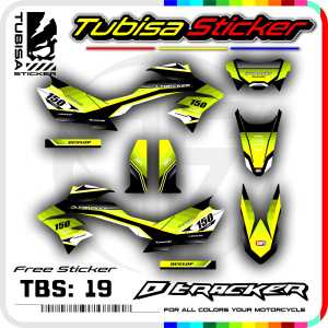 Sticker Striping Dtracker 150 - Stiker Striping Variasi Motor Dtracker 150. TBS.SF.19