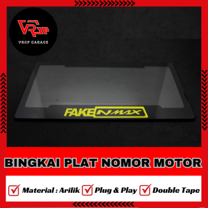 VRGP BINGKAI PLAT NOMOR MOTOR JDM/ BINGKAI PLAT NOMOR MOTOR CUSTOM/ AKSESORIS PLAT NOMOR MOTOR