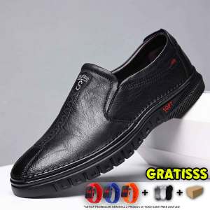 CIRCLE8 Sepatu Pantofel Pria Formal AUKLEY Premium Gaya Eropa Semi Formal Bisa Buat Kerja Kantor