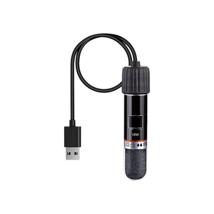10W Mini Aquarium Heater Mini Fish Tank Heater With Digital Display Thermostat T