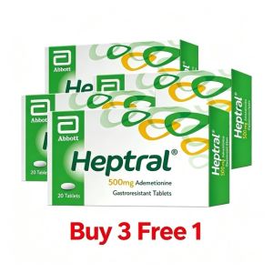 【Buy 3 Free 1】️HEPTRAL Tablets 500mg Liver Detox Liver Support Hepatic Health Supplement