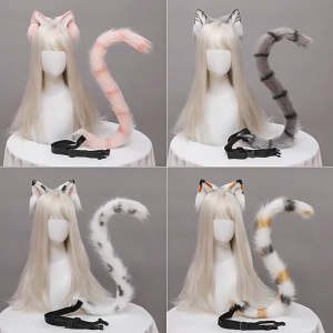 Festival Plush Cats Ear Accessory For Roleplay Celebrations And Children Event Anime Tail Soft Animal Ear Headbands
