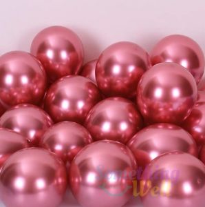 ลูกโป่งเมทัลลิค 12 นิ้ว(1 ห่อ 50ลูก) ลูกโป่งโครเมี่ยมเมทัลลิก ลูกโป่งโครเมียม 2.8 กรัม Metallic balloons