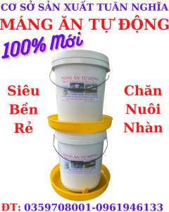 MÁNG ĂN CHO GÀ VỊT NGAN LOẠI MỚI SIÊU BỀN CHẤT LƯỢNG (BỘ 2 MÁNG)