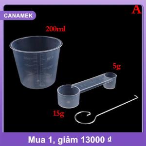 【CANAMEK】 1 bộ bánh mì Máy Maker phần 200ml đo cup Spoon kit công cụ loại bỏ cho Donlim Midea ACA Petrus vv