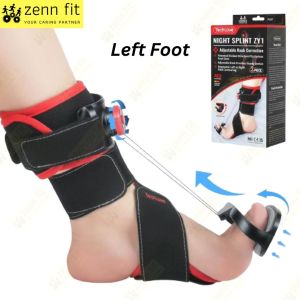 Plantar Fascitis Patented Adjustable Knob Pain Relief Day Stretch Night Splints Foot Corrector For Men and Women