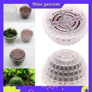 Nine percent Aquatic PET Supplies ตกแต่งตู้ปลามอสบอลสดพืชกรองสัตว์เลี้ยงตกแต่ง
