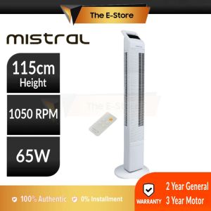Mistral 115cm Tower Fan | MFD440R MFD540R (Kipas Kipas Menara 塔扇 风扇 MFD4880R MFD440R-BK MFD-440R MFD-540R Khind Tower Fan MFD4888R)