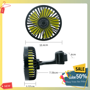 Quạt Làm Mát Gắn Ghế Sau Xe Hơi Tiện Dụng