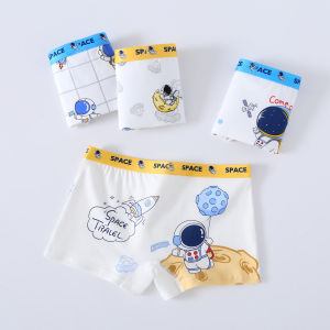 [สี่มุม ~ ดินสอสี Xiaoxin] เด็กชายชั้นชุดชั้นในผ้า ฝ้ายแท้ · เด็กการ์ตูนเด็กน่ารักกางเกง