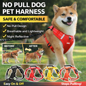 Anti Pull Dog Harness Adjustable Reflective Pet Harness No Pull Design for Small Medium Large Dogs