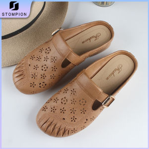 STOMPION Korean Sandals For Women Elegant Slippers For Women Ladies Sandals Girl Footwear