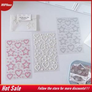【COD】🔥🔥🔥 3D Star Heart Crystal Stickers Kids DIY Decoration Self Adhesive Jewelry Crafts Sparkly Rhinestone Stickers Girls Gifts