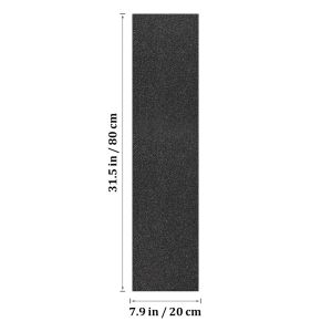 80x20cm Skateboard Grip Tape Sheet Black Scooter Grip Tape Sandpaper Waterproof Durable COD