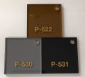 แผ่นอะคริลิค สีชาใส ความหนา 1-3 มิล ขนาด 30x30 cm. 