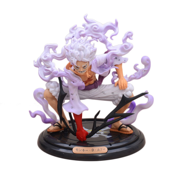 21cm King of Thieves Luffy Action Figure Gear 5 Luffy Sun God Nica ...