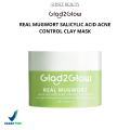 GLAD2GLOW - Real Mugwort Clay Mask Stick | Clay Mask | Masker Wajah. 
