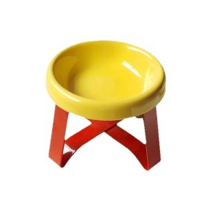 BENGPEN Anti-knock Elevated Cat Bowl Large Diameter Anti-spill Neck Protection Bowl Easy Clean Anti-leakage Pet Food Bowl For Pets Cats Dogs