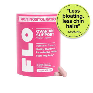 Hormone Balance & Cycle Support Vitamins by FLO: Supplement for Women with Myo-Inositol & D-Chiro-Inositol (0:1 Ratio) and DIM and Folic Acid