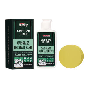 Rayhong Car Windshield Cleaner Automotive Glass Water Spot Remover Coatings Spray Oils Auto Glass Cleaner Spray 100ml Car Window Cleaner Car Window Cleaner Tool With Cleaning Cloth Glass Care Products Glass Oil Film Remover