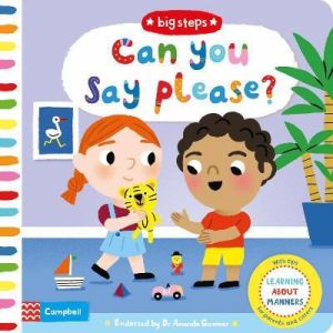 BIG STEPS BOOK SERIES l Board Book l by Campbell Books l Can you say please? l Im Not Sleepy l Im starting Nursery l Lets Wash Our Hands l No More Dummies l No More Nappies l We Can Get Dressed l Were going to the Dentist l Were going to the Doctor