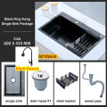Kitchen Sink 7843 Black Paket Komplit / Paket Kitchen Sink Stainless 304 / Bak Cuci Piring Hitam 2 Lubang Paket Lengkap , KITCHEN SINK BAK WASTAFEL CUCI PIRING HITAM DUA LUBANG STAINLESS TEBAL DAN ANTI KARAT. 