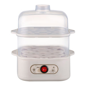 [30%OFF] Two/Three-Layer Electric Steamer Machine 6 Eggs Breakfast Cooking Egg Steamer Egg Cooker Breakfast Machine for Making Breakfast
