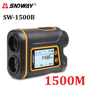 SNDWAY Telescope Laser Rangefinder 600m 800m 1000m 1500m Laser Distance Meter LCD Display Monocular Golf hunting laser Range Finder tape Measure Roulette sports
