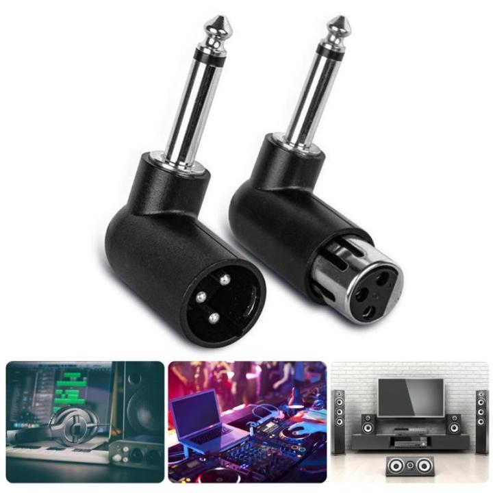 Right Angled Male/Female To 6.35mm Adapters With Corrosion Contacts For ...