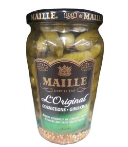 MAILLE GHERKINSOriginal 375g./ 950g. แตงกวาดอง คุณภาพ นำเข้าจากฝรั่งเศส 375 กรัม.และขนาด 950 กรัม