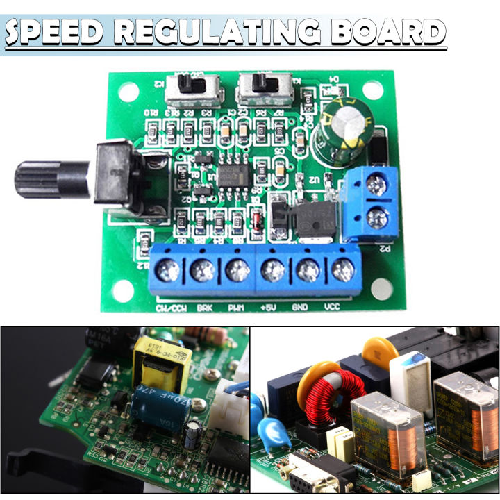 New 12/24V DC Brushless Motor PWM Signal Speed Controller Forward ...