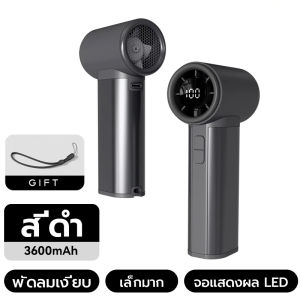 MAXAWEI พัดลมพกพา เป่าแรง ความแรงลม 100 ระดับ พัดลมมือถือ ทํางานเงียบเงียบ 35dB วัสดุโลหะผสมอลูมิเนียม แบต 5000mAh ใช้ได้ 18 ชม ชาร์จเร็ว