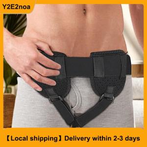 【Local shipping】 Hernia Belts Groin Hernia Support For Men Woman Bilateral Sports Hernia Adjustable Waist Strap With Removable Compression Pads