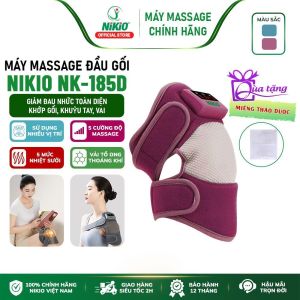 Máy Massage Đầu Gối Nikio NK-185D - Công Nghệ Mát Xa Rung Nhiệt Nóng Cải Thiện Đau Nhức Khớp Pin Sạc