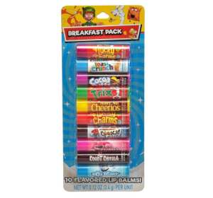 General Mills Breakfast Cereal Flavored Lip Balm Pack - 10pc Sticks