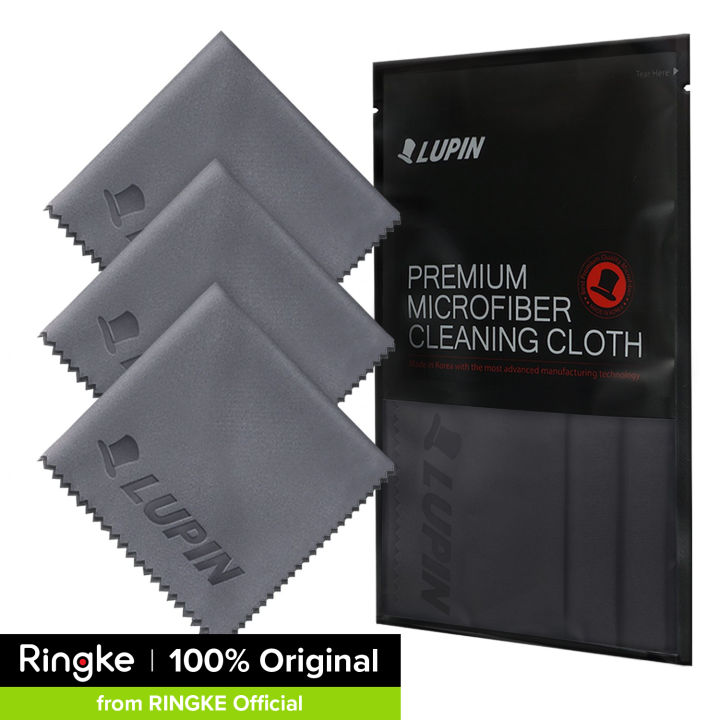 Microfibre Cleaning Cloth For Camera Filters 18x18cm Red - View #3