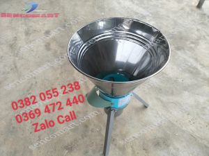 Mẫu Mới Máy Băm Lục Bình  Máy Băm Rau Muống Băm Chuối Cho Gà Vịt ăn Phễu Inox Chống Gỉ